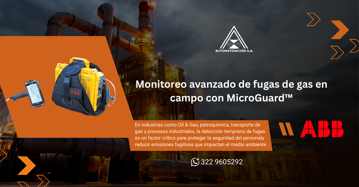 Monitoreo avanzado de fugas de gas en campo con MicroGuard™
